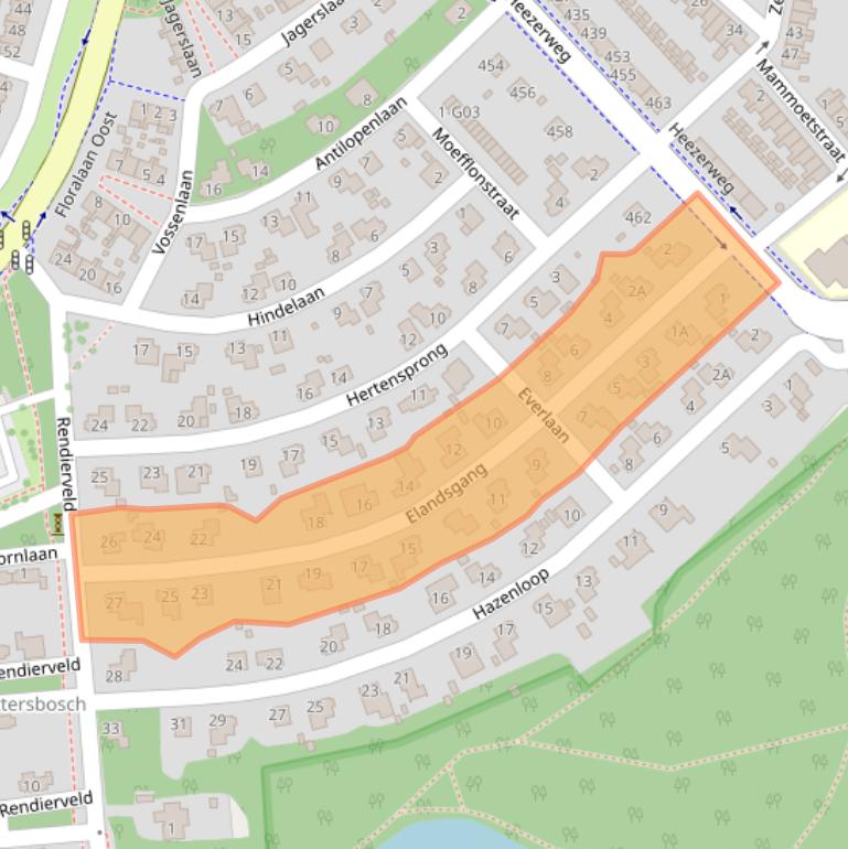 Kaart van postcodegebied 5646BC.
