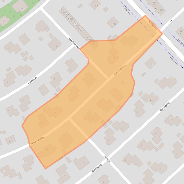 Kaart van postcodegebied 5646BD.