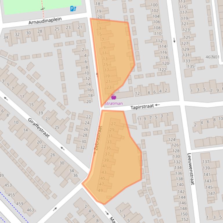 Kaart van postcodegebied 5646BS.