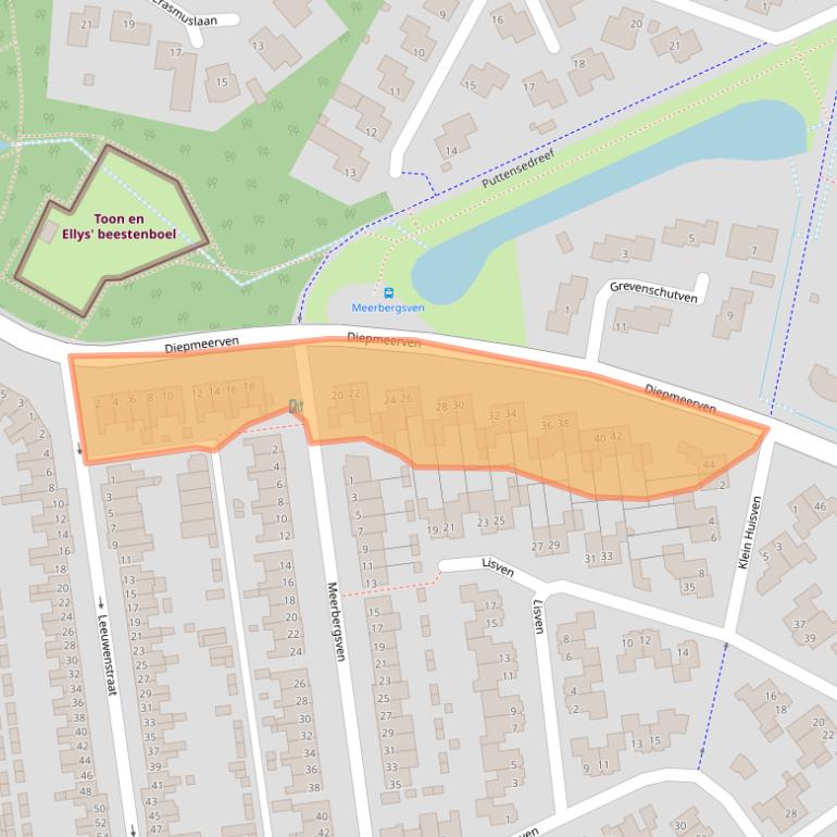 Kaart van postcodegebied 5646HA.
