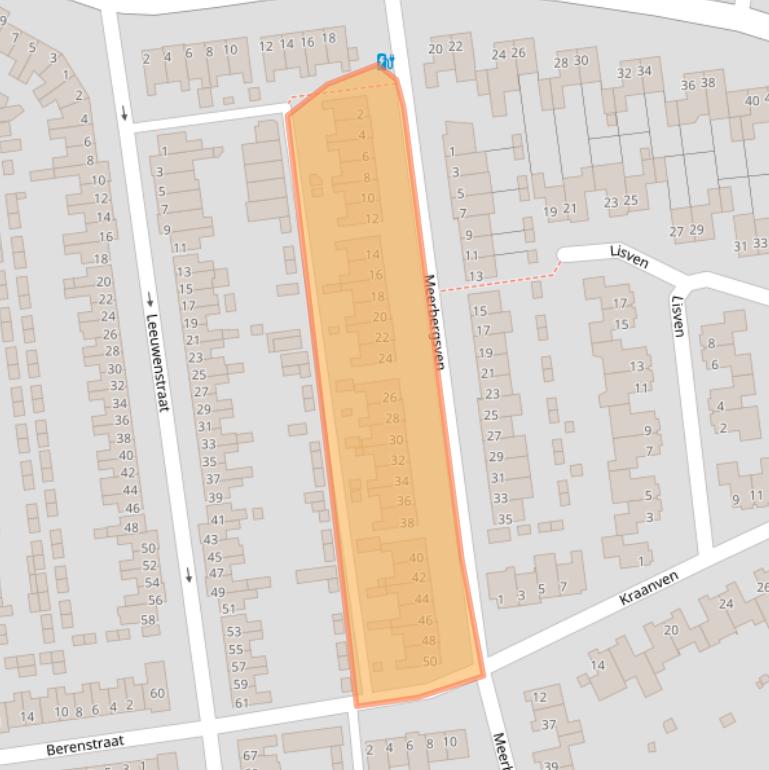 Kaart van postcodegebied 5646HG.
