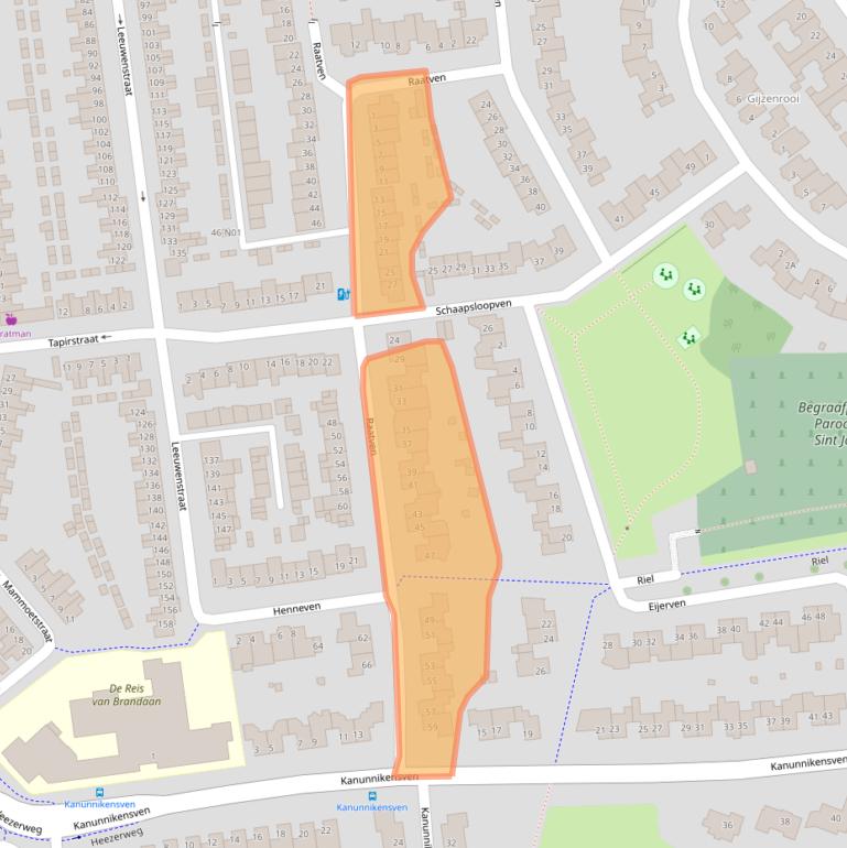 Kaart van postcodegebied 5646HS.