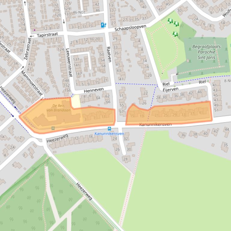 Kaart van postcodegebied 5646JD.