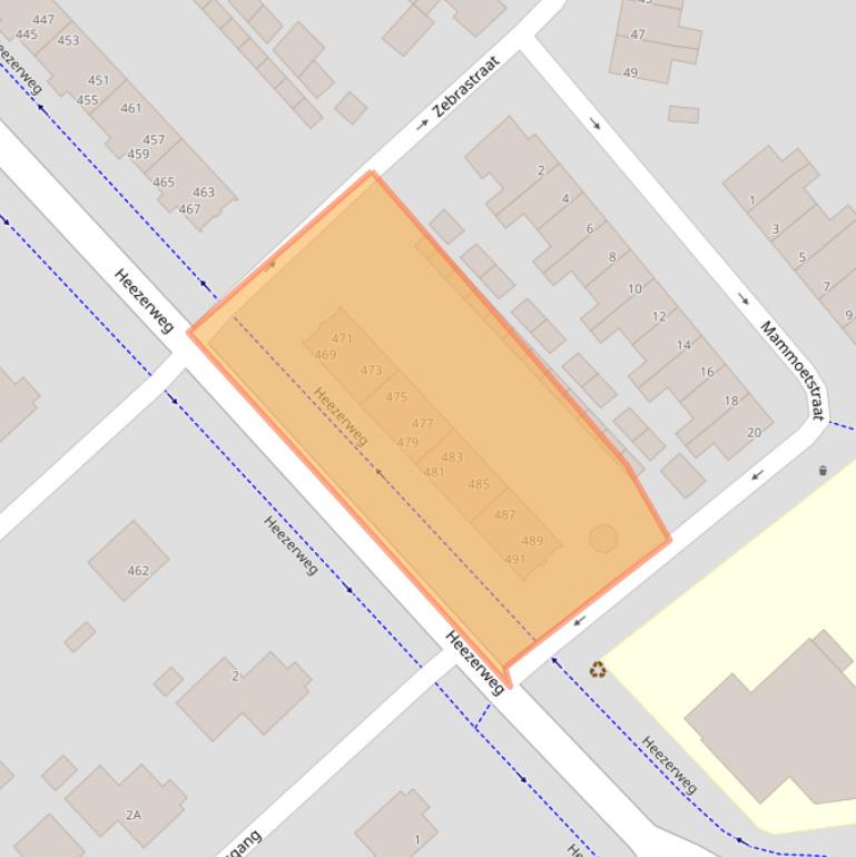 Kaart van postcodegebied 5646KX.