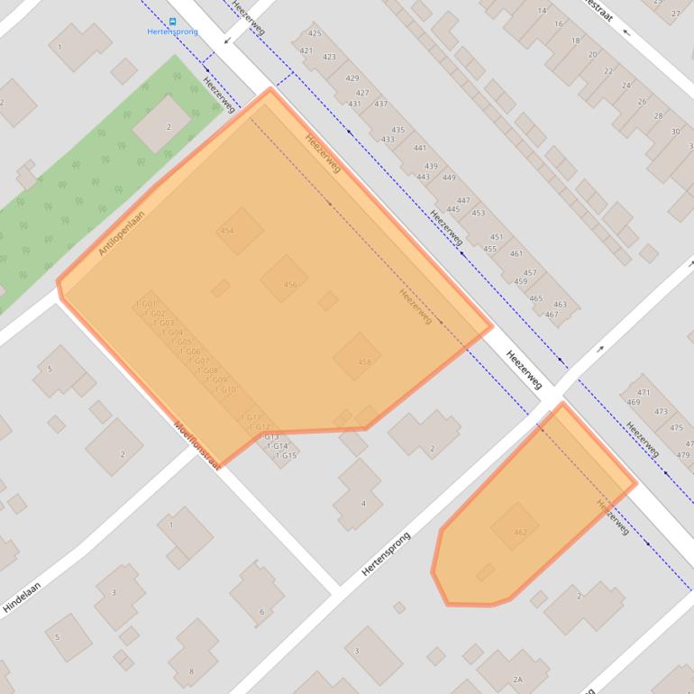 Kaart van postcodegebied 5646LC.