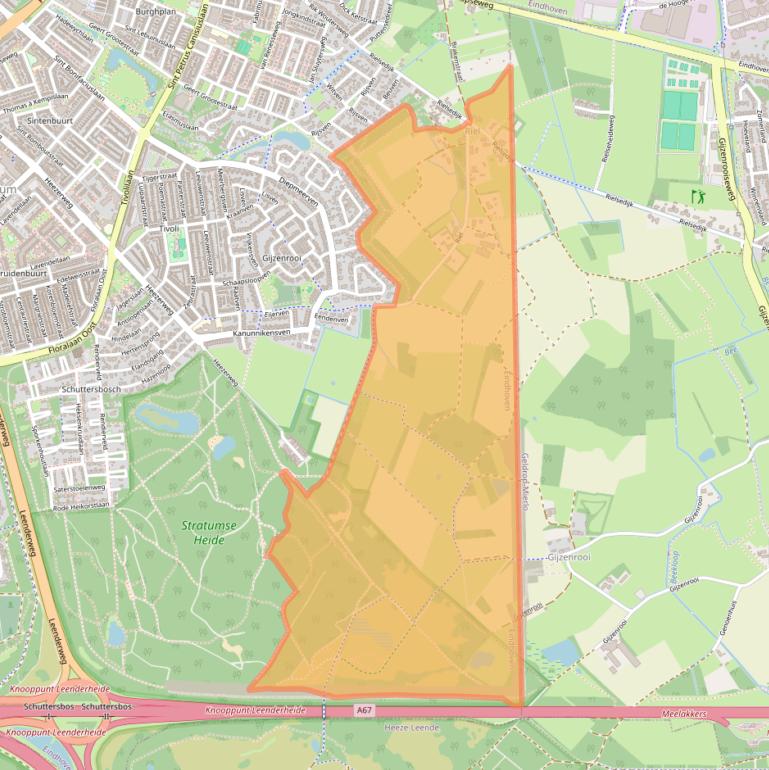 Kaart van postcodegebied 5647.