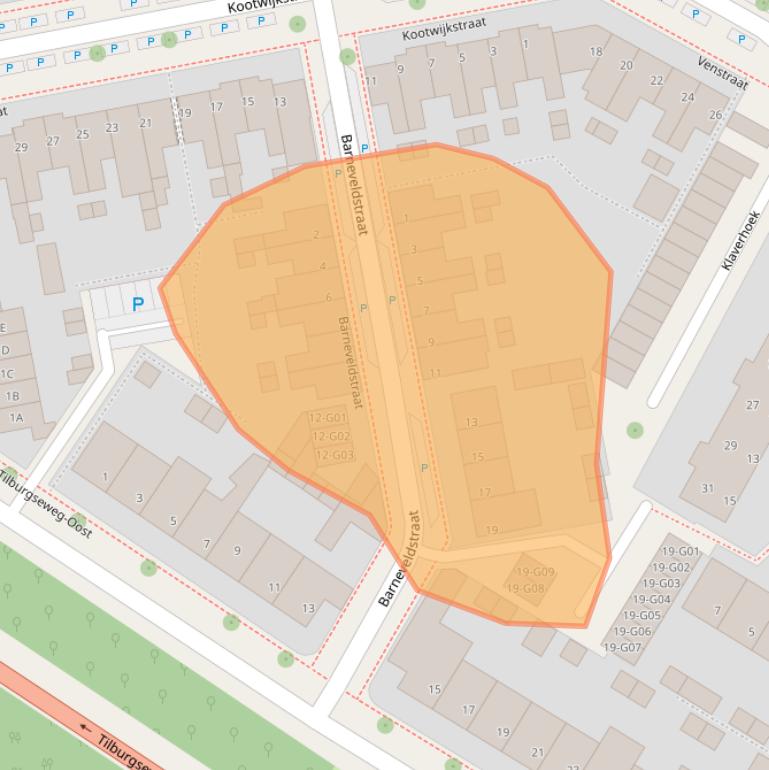Kaart van postcodegebied 5651AD.