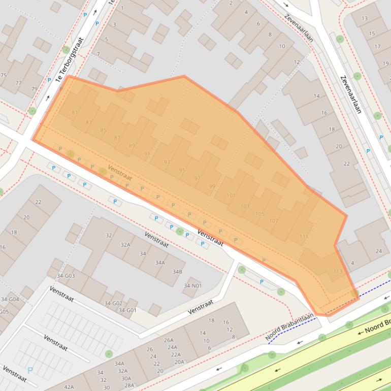 Kaart van postcodegebied 5651AM.