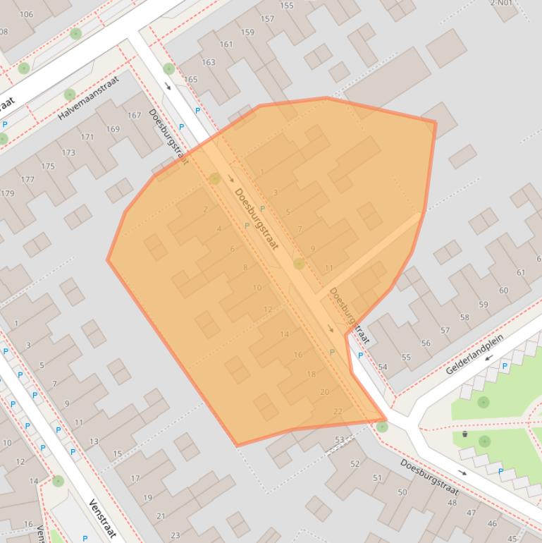 Kaart van postcodegebied 5651BD.