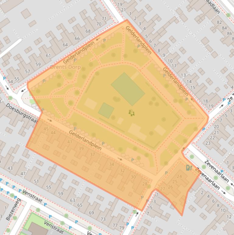 Kaart van postcodegebied 5651BG.