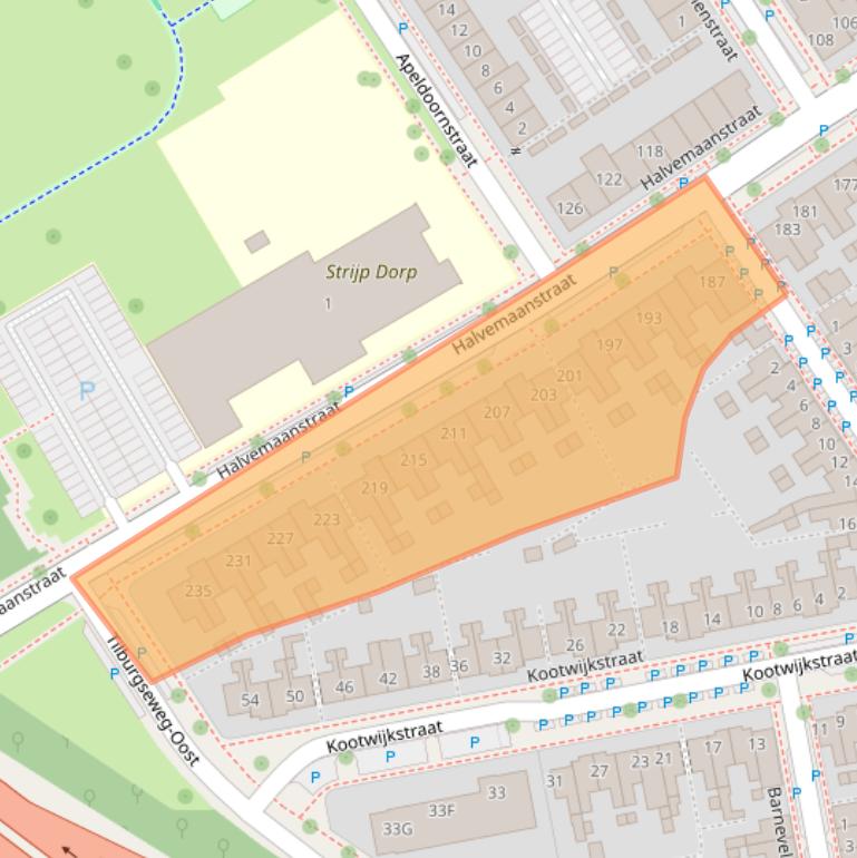 Kaart van postcodegebied 5651BN.