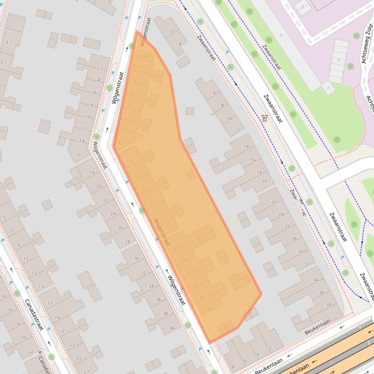 Kaart van postcodegebied 5651CB.