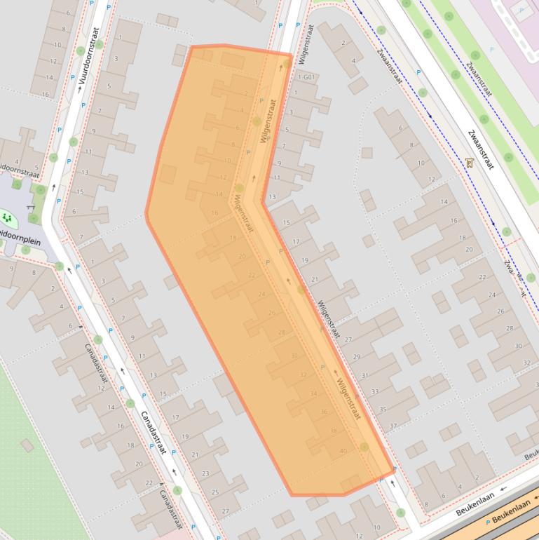 Kaart van postcodegebied 5651CC.