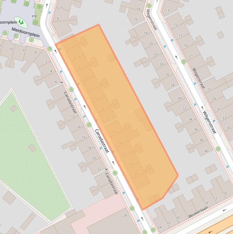 Kaart van postcodegebied 5651CE.