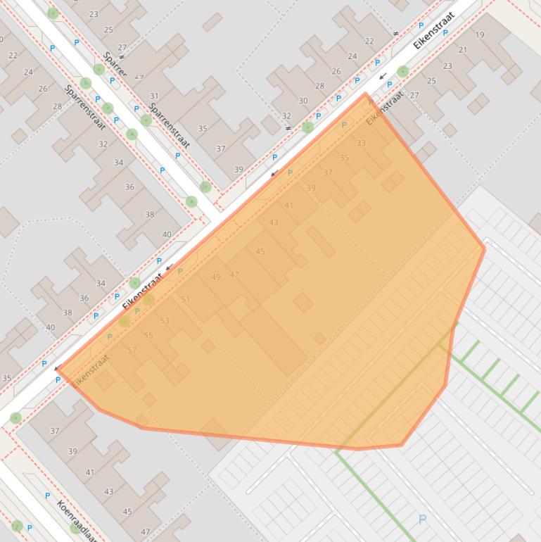 Kaart van postcodegebied 5651CM.