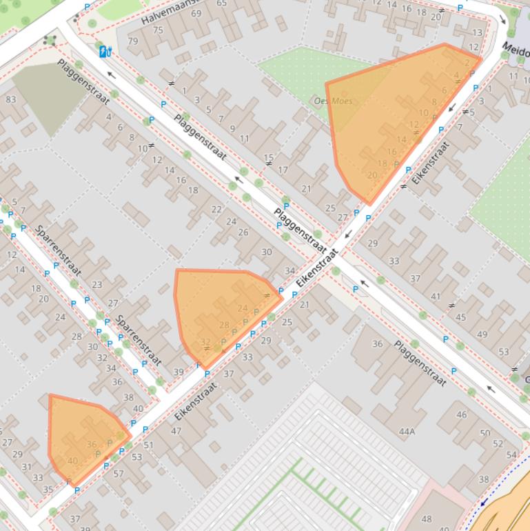 Kaart van postcodegebied 5651CN.