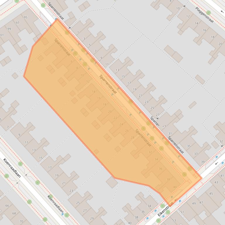 Kaart van postcodegebied 5651CW.