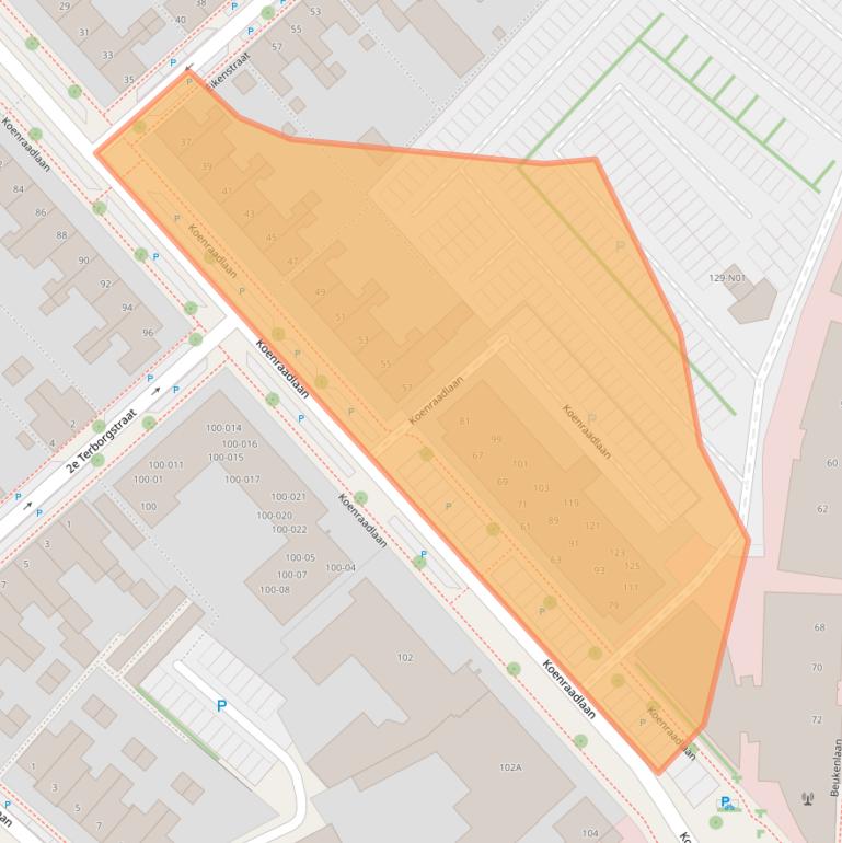 Kaart van postcodegebied 5651EV.