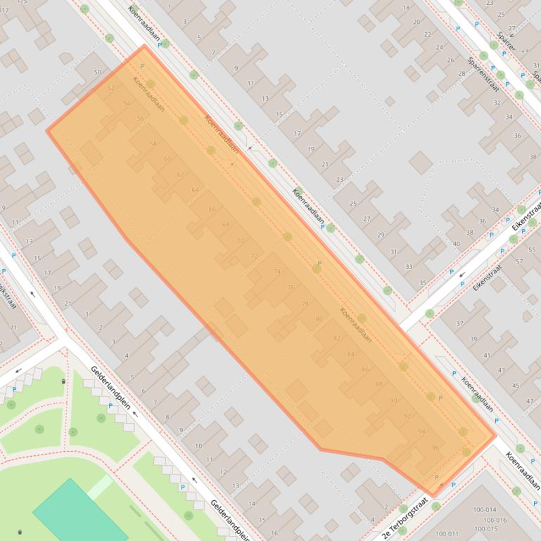 Kaart van postcodegebied 5651EX.