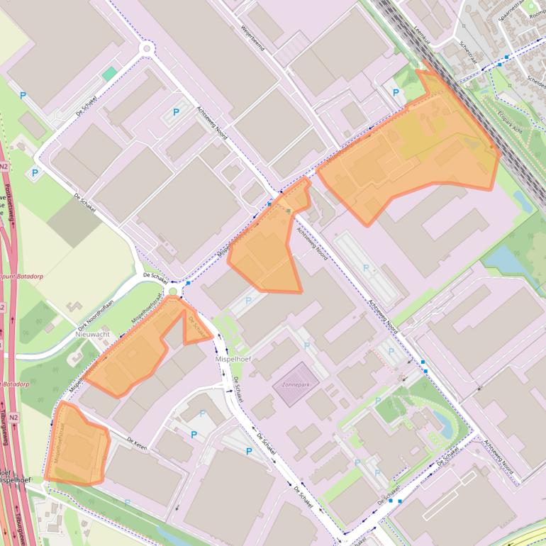 Kaart van postcodegebied 5651GK.