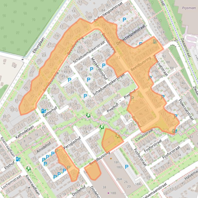 Kaart van postcodegebied 5651HA.