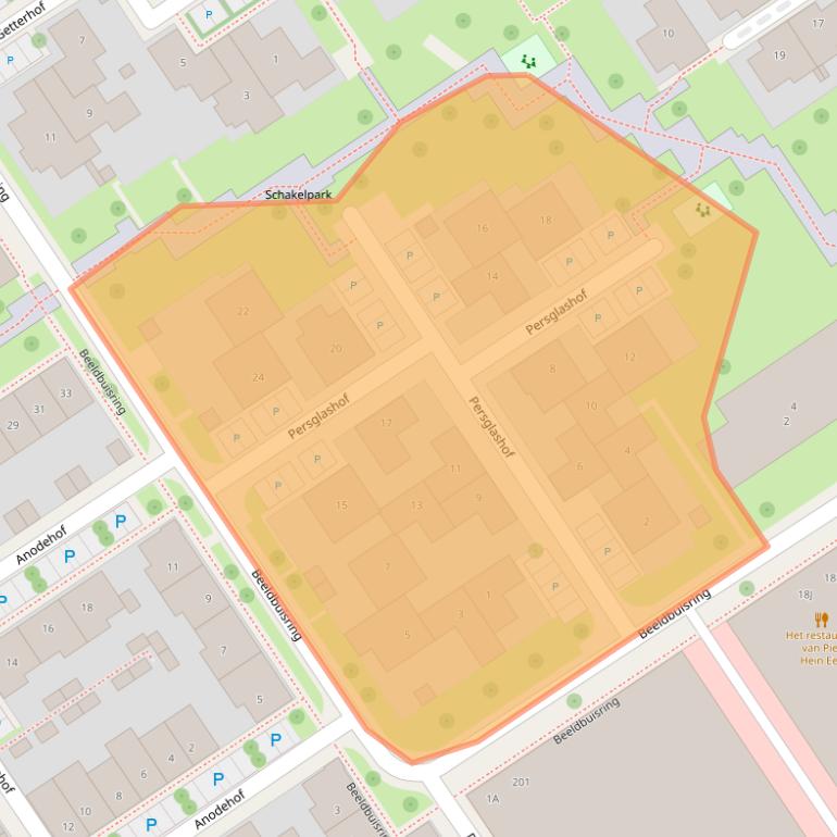 Kaart van postcodegebied 5651HG.