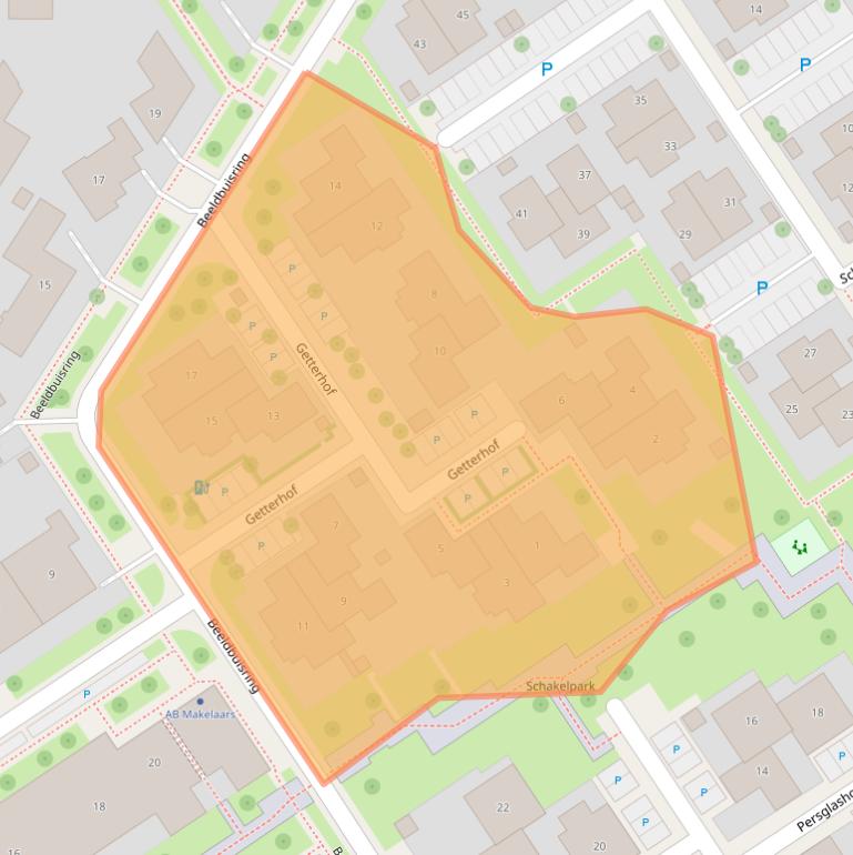 Kaart van postcodegebied 5651HH.