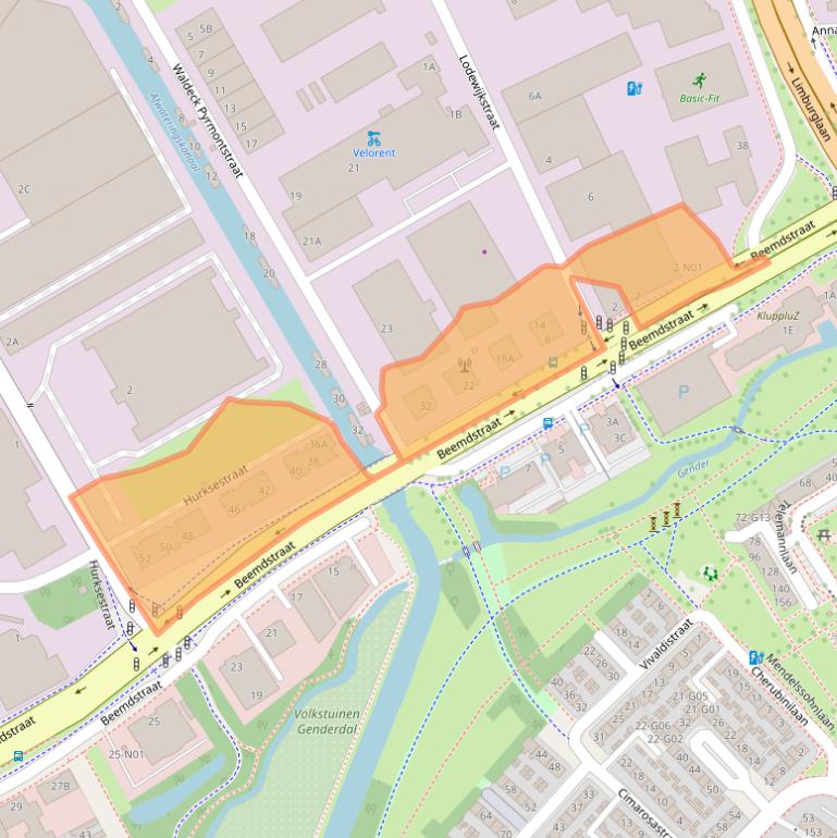 Kaart van postcodegebied 5652AB.