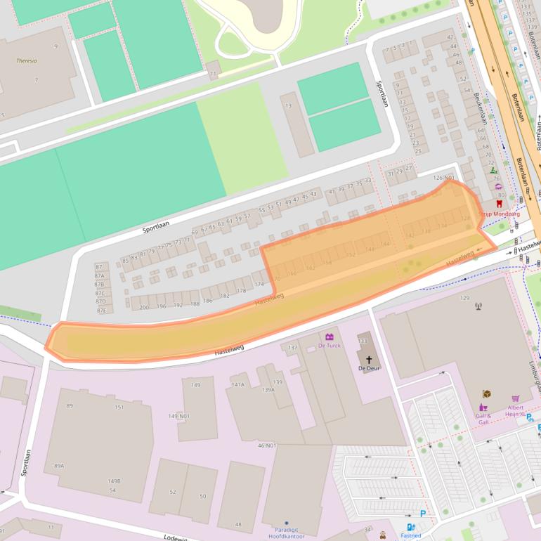 Kaart van postcodegebied 5652CK.