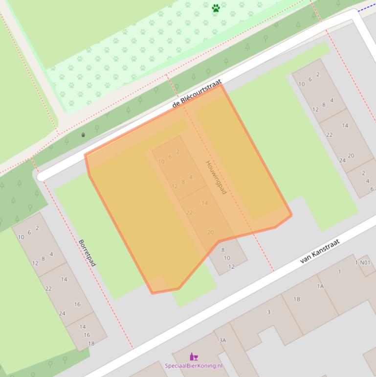 Kaart van postcodegebied 5652GC.