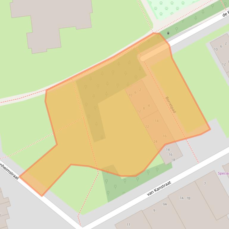 Kaart van postcodegebied 5652GD.