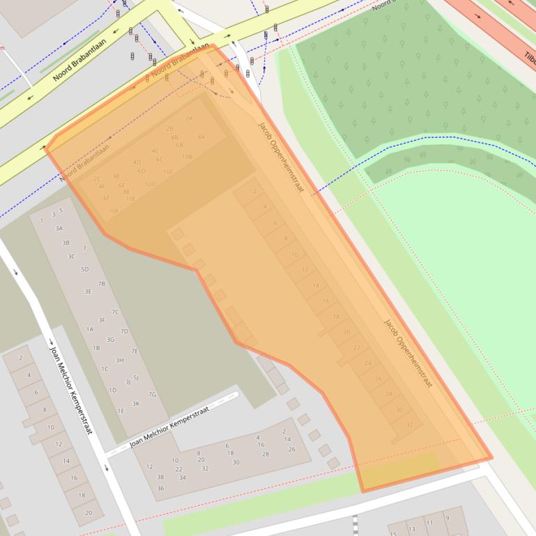 Kaart van postcodegebied 5652HA.