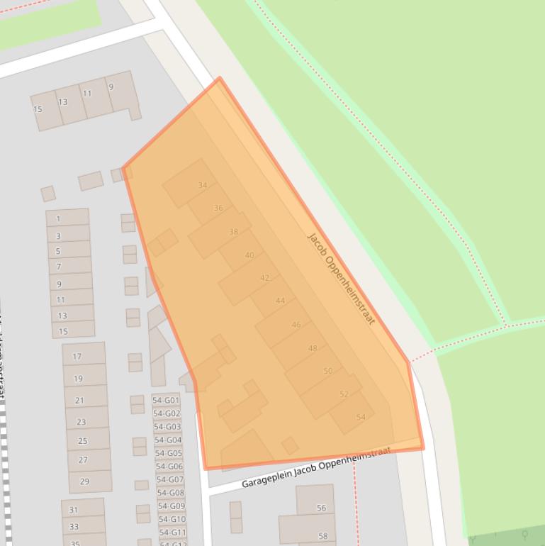 Kaart van postcodegebied 5652HB.