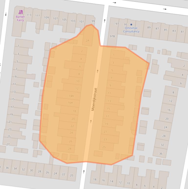 Kaart van postcodegebied 5652JM.