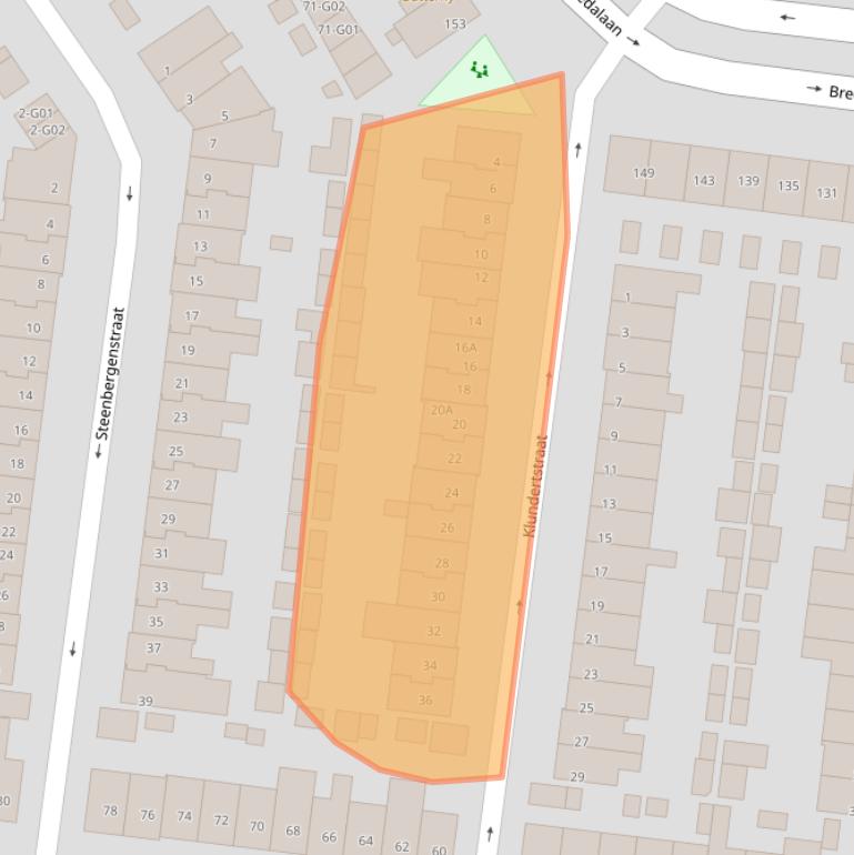 Kaart van postcodegebied 5652JS.