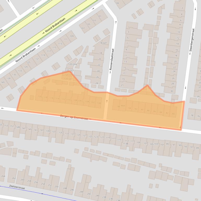 Kaart van postcodegebied 5652KG.
