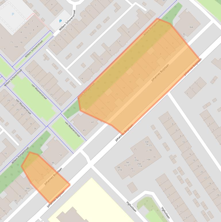 Kaart van postcodegebied 5652NK.