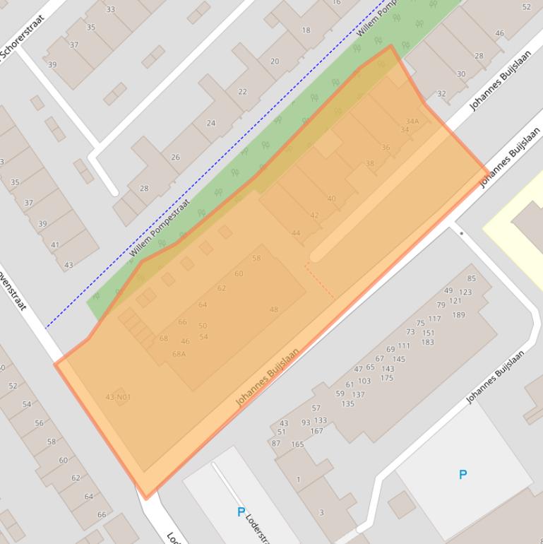 Kaart van postcodegebied 5652NL.