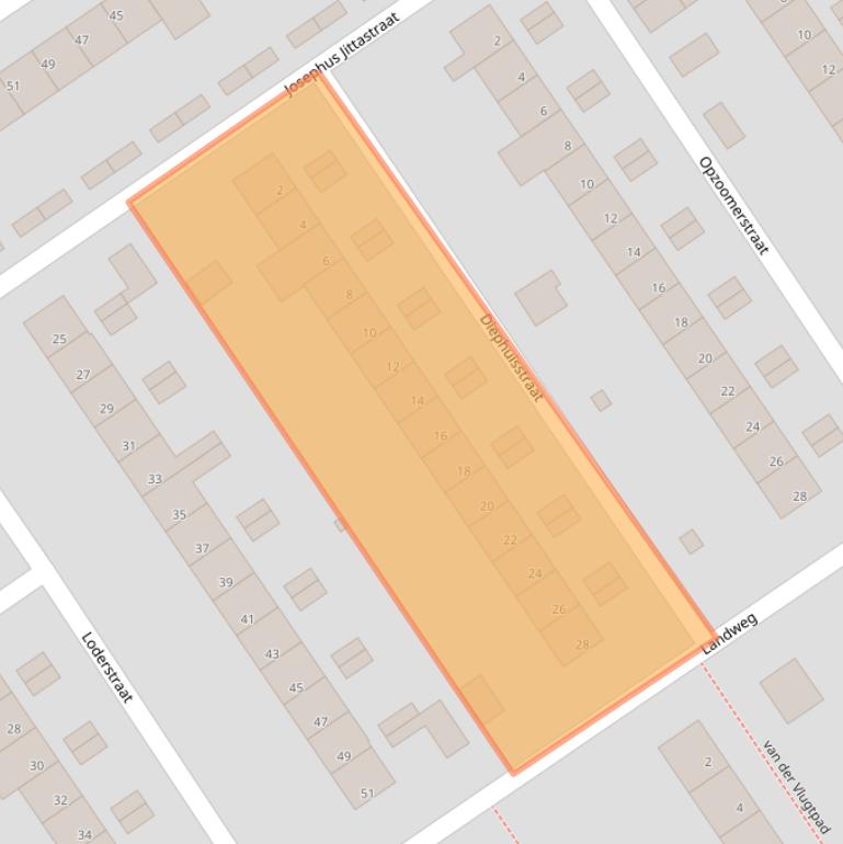 Kaart van postcodegebied 5652PA.