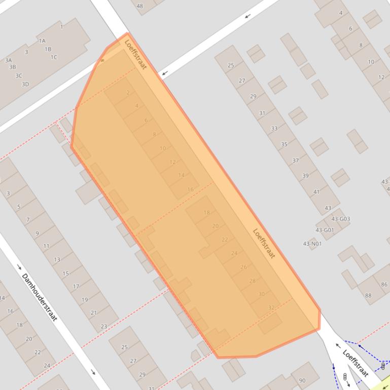 Kaart van postcodegebied 5652PL.