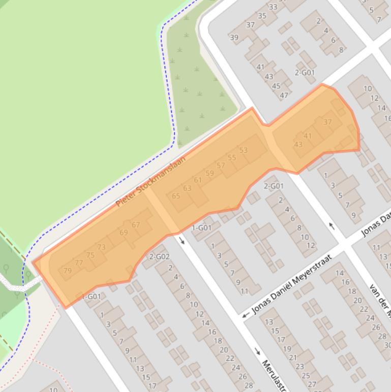 Kaart van postcodegebied 5652RB.