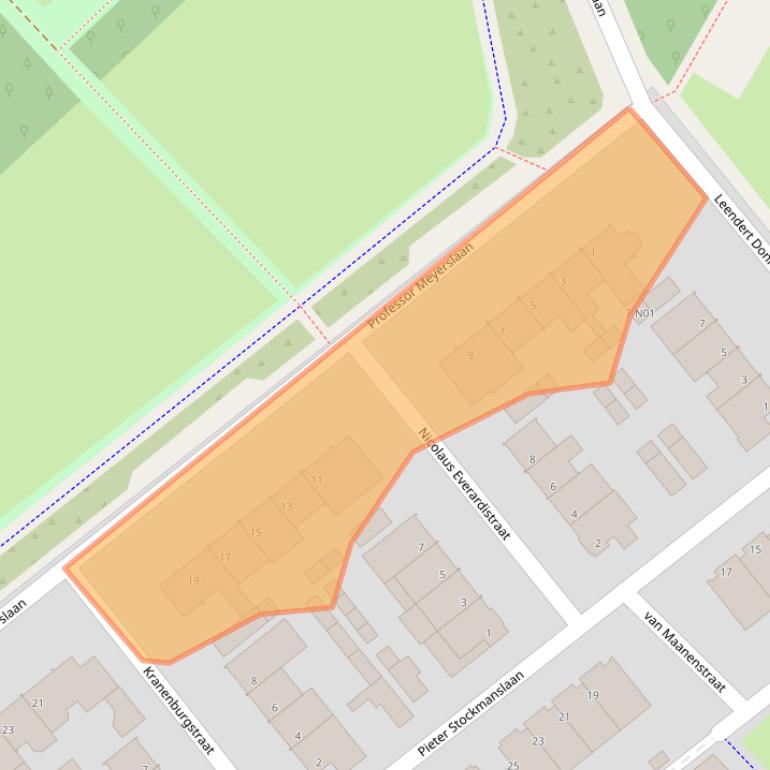 Kaart van postcodegebied 5652RK.