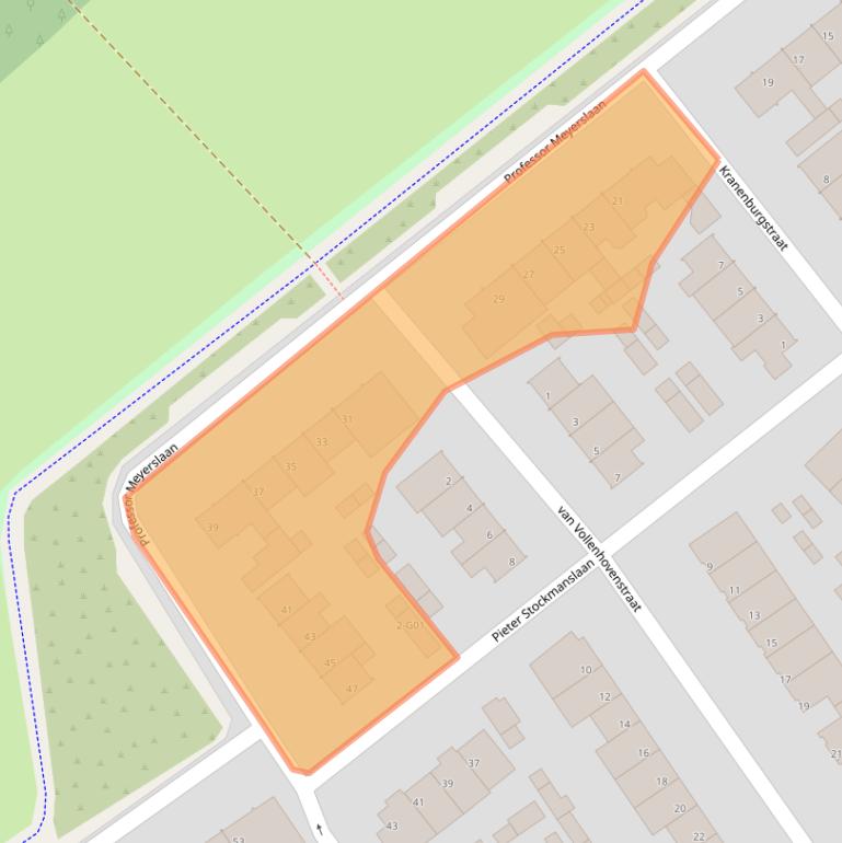 Kaart van postcodegebied 5652RL.