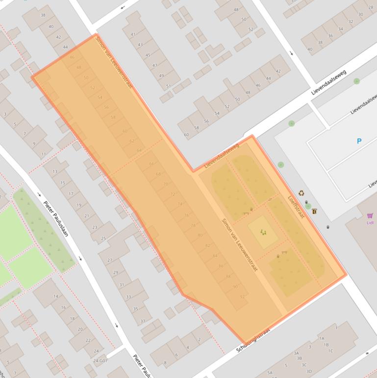 Kaart van postcodegebied 5652SH.