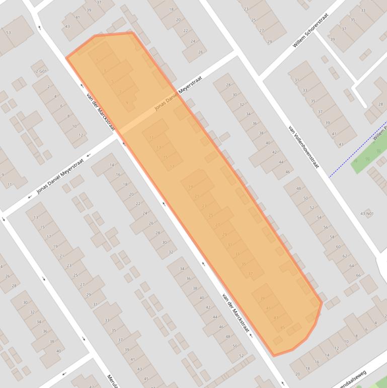 Kaart van postcodegebied 5652SL.