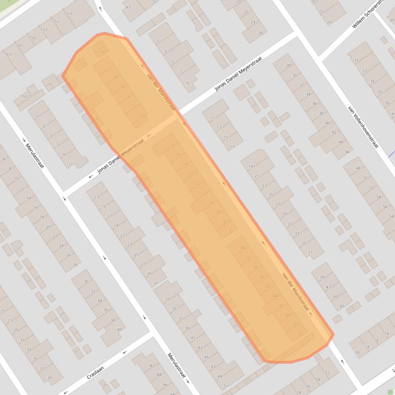 Kaart van postcodegebied 5652SM.