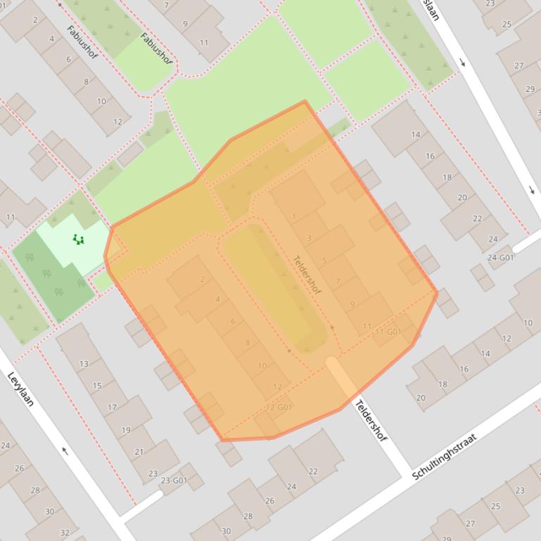 Kaart van postcodegebied 5652VG.