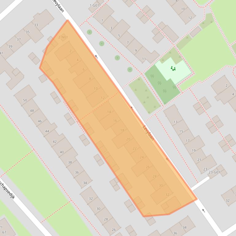 Kaart van postcodegebied 5652VJ.