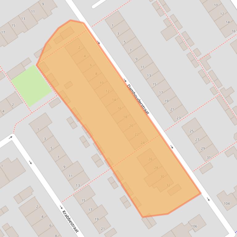 Kaart van postcodegebied 5652VL.