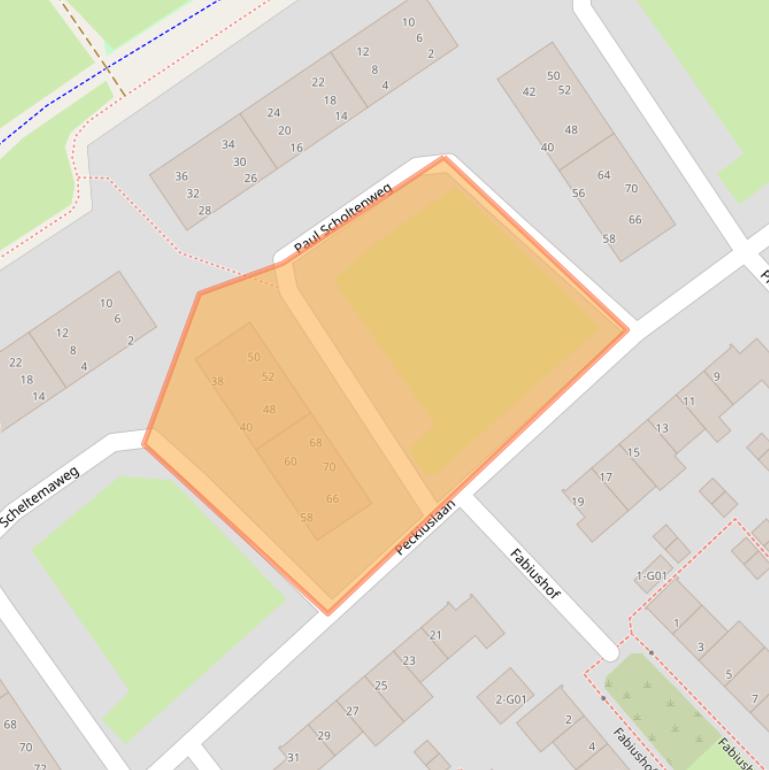 Kaart van postcodegebied 5652XD.